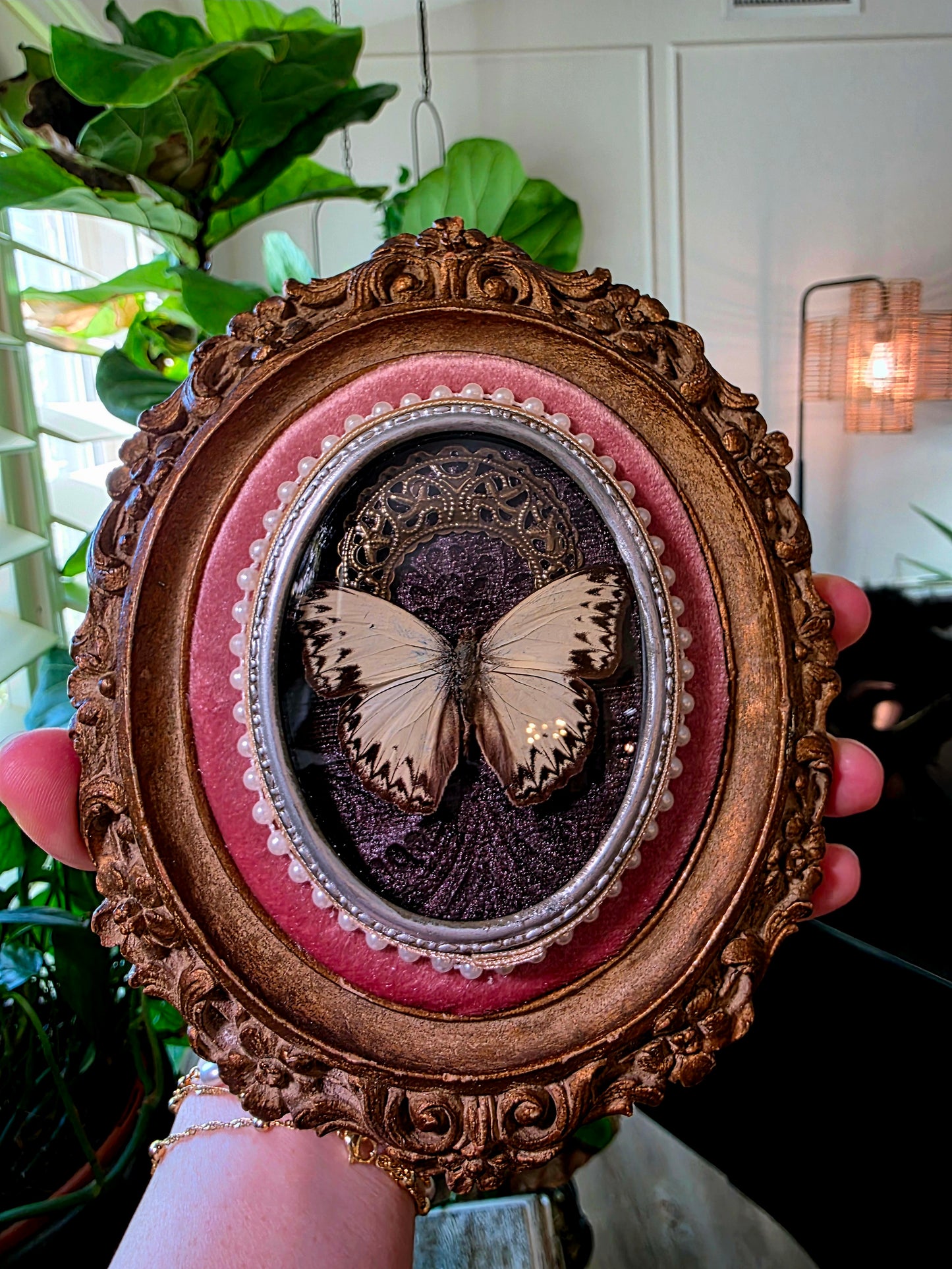Baroque Vintage Butterfly Frame