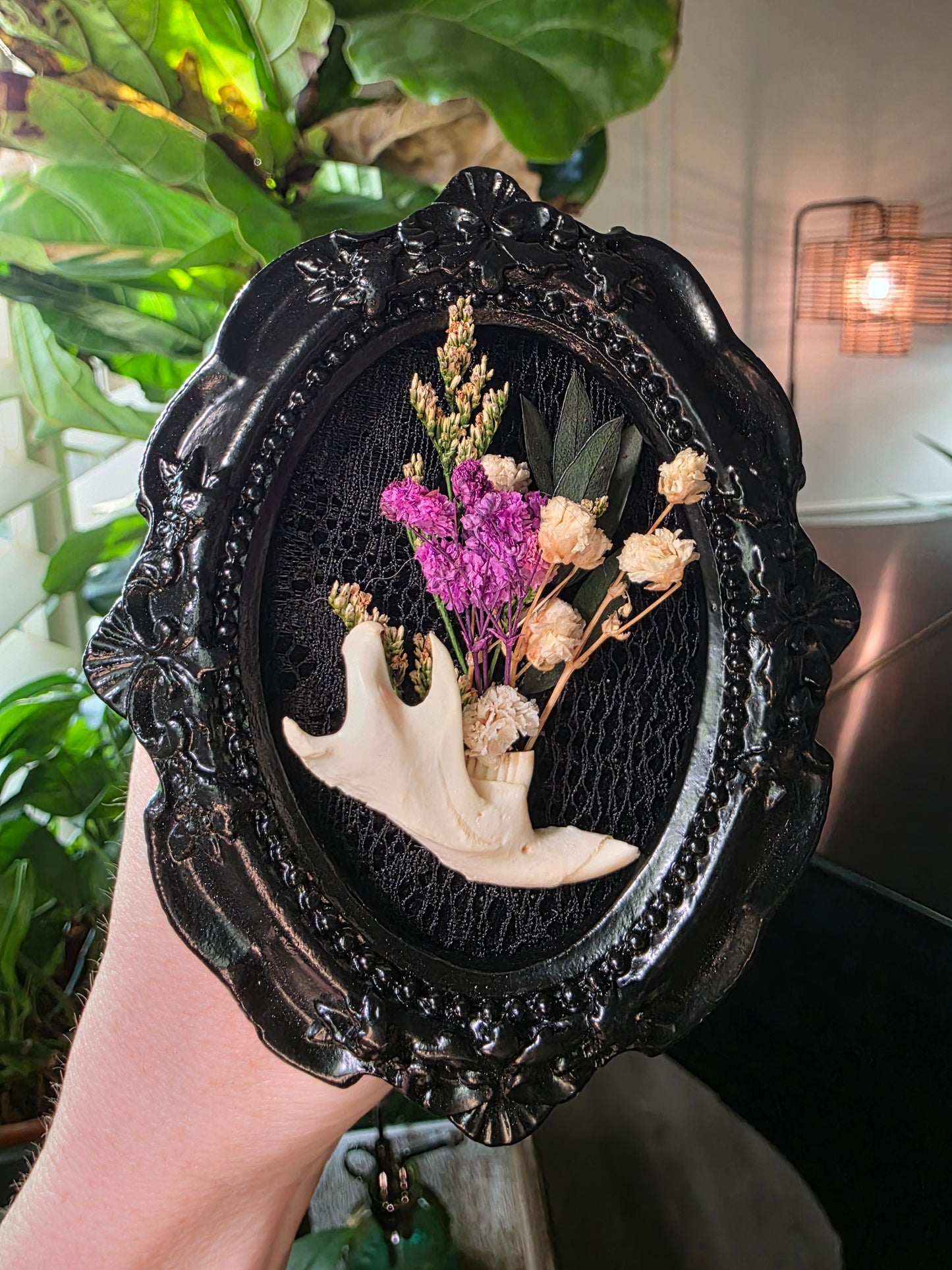 Mini Muskrat and Flowers Frame (A)