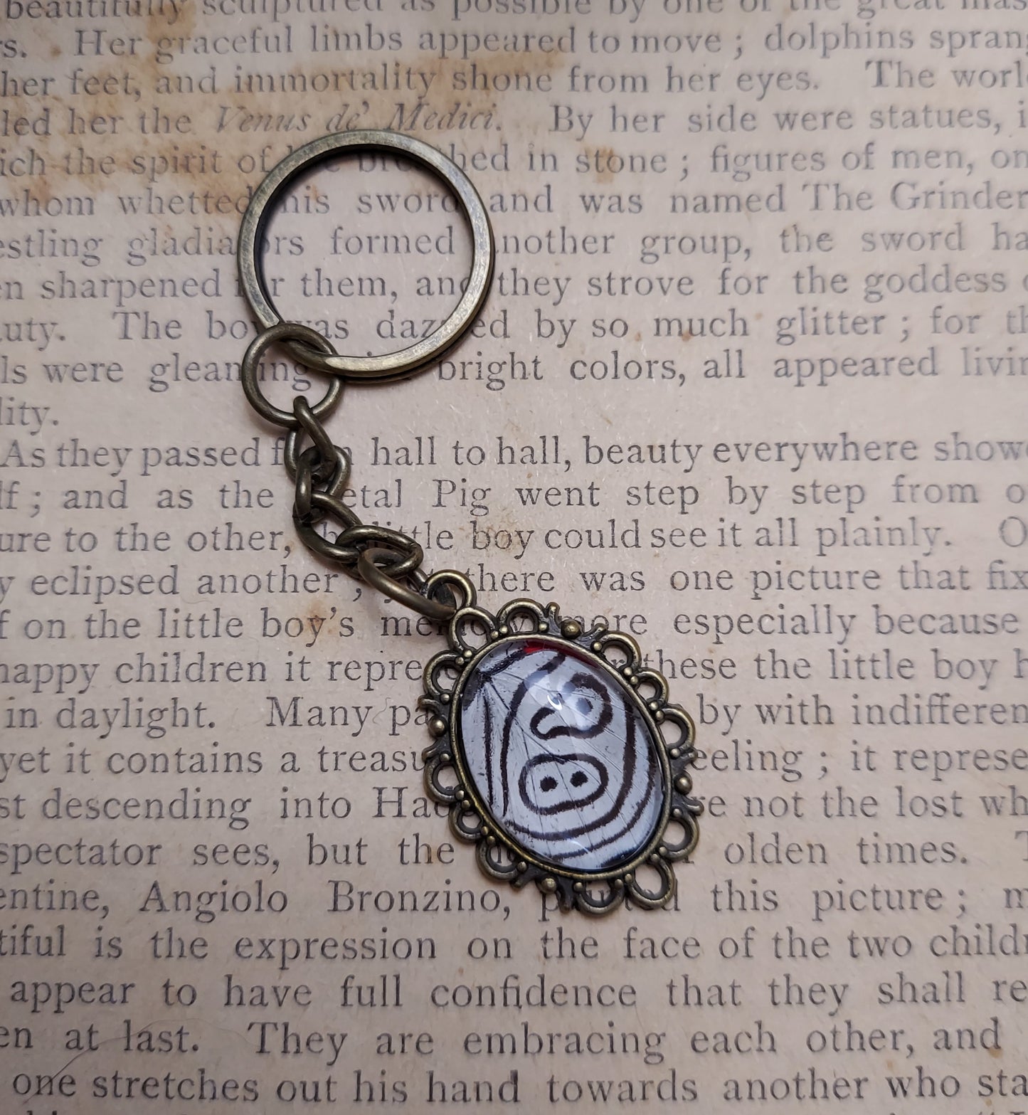 Real Butterfly Wing Keychain #5