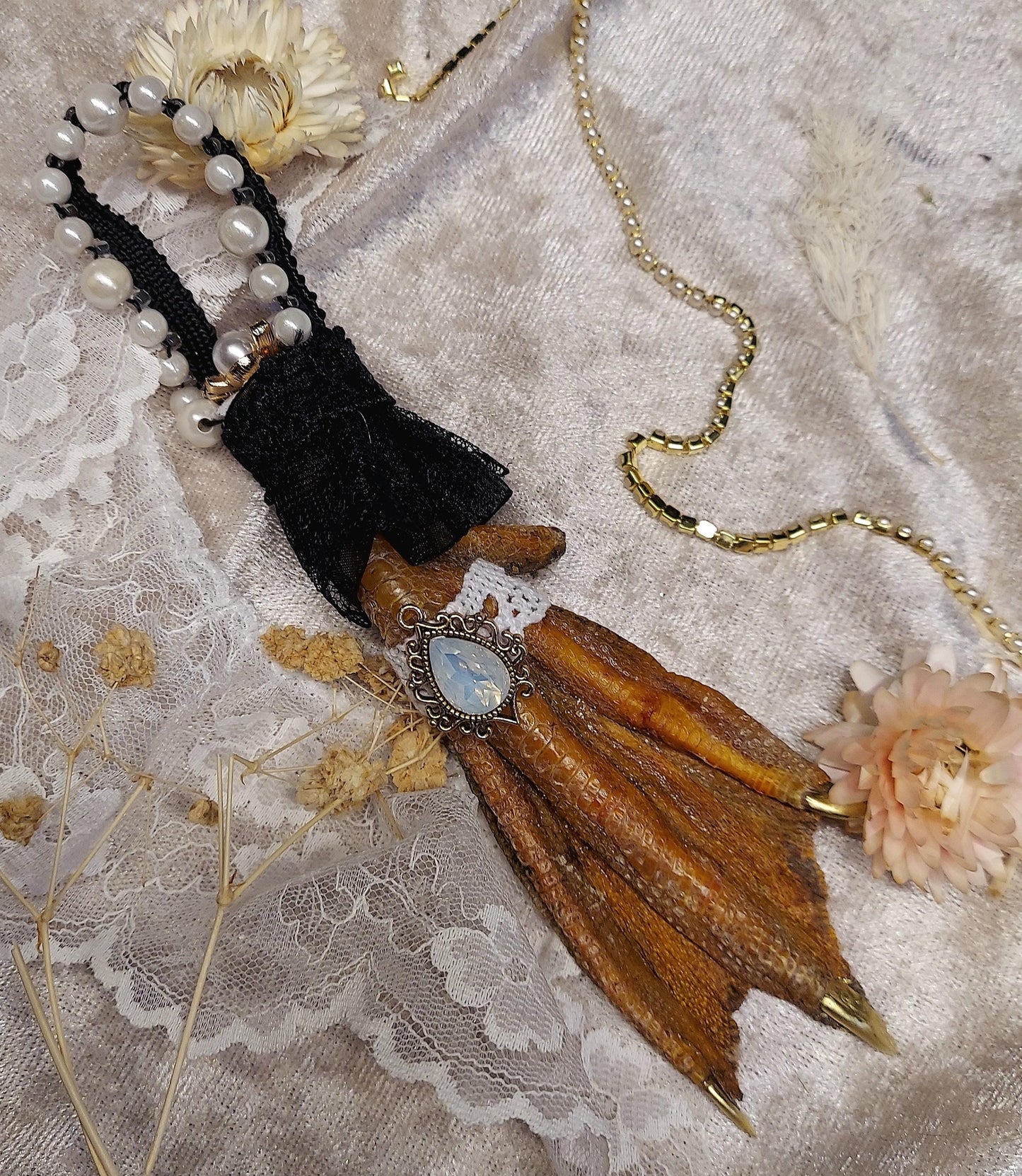Fancy Chicken or Duck Feet, Protection Charm