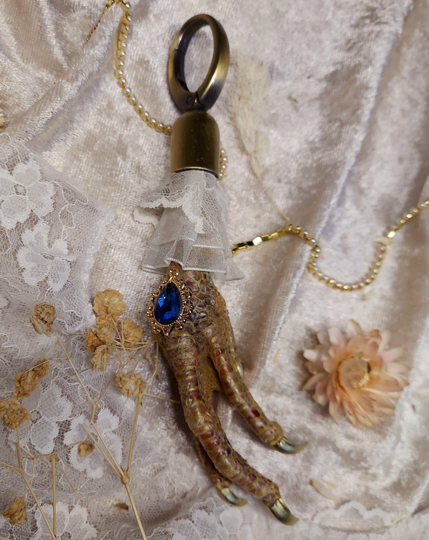 Fancy Chicken or Duck Feet, Protection Charm