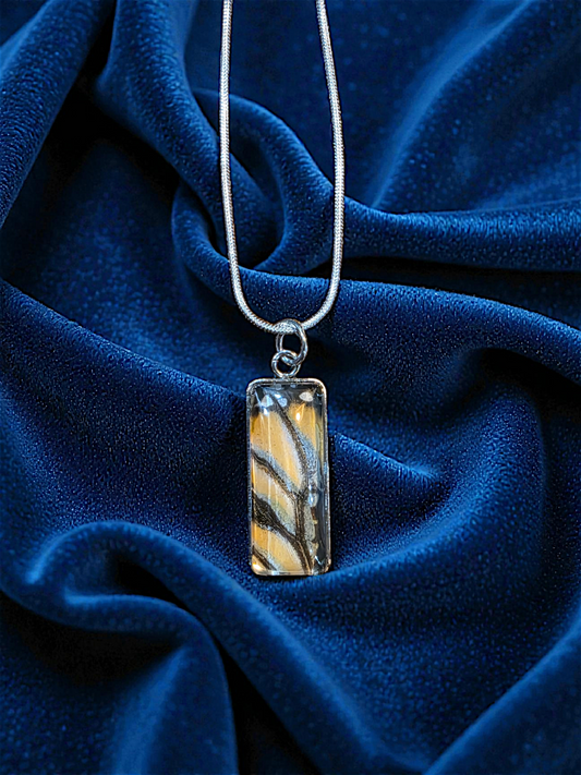 Real Butterfly Wing Necklace (B)