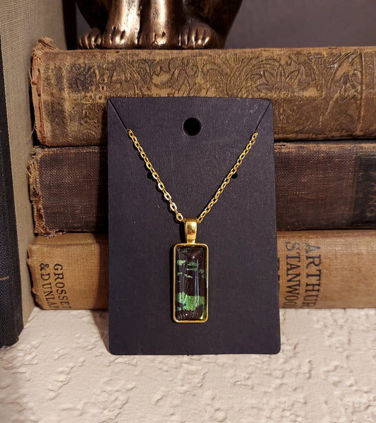 Butterfly Wing Pendant Necklace Gold  #4